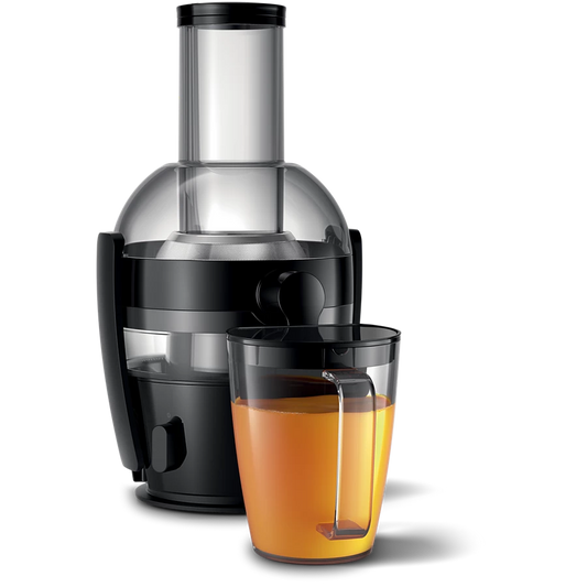 PHILIPS Viva Collection 2L Juicer | Drip stop, Quick clean, Compact & XL Tube (HR1855/70)