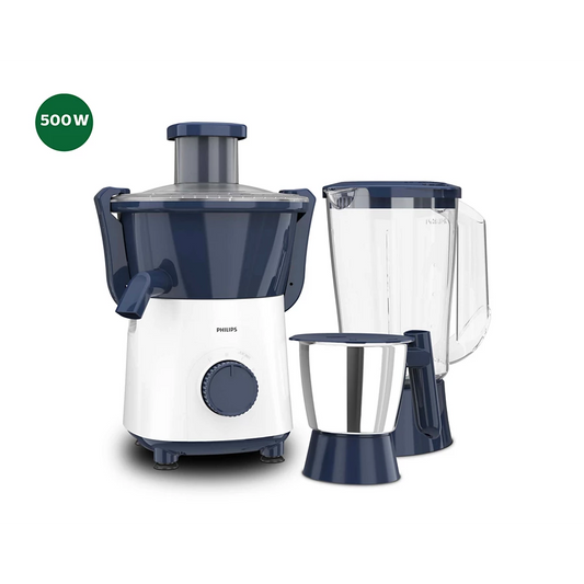 PHILIPS Daily collection Juicer Mixer Grinder | 500W, Multi-utility Jars | Perfect for Daily Use (HL7567/00)