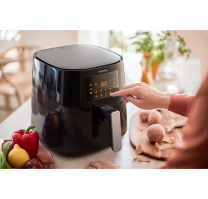 PHILIPS 3000 Series 6.2L XL Airfryer | Rapid Air Technology, Touch Control, XL Size (HD9270/70)