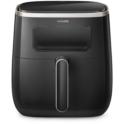 PHILIPS 5.6L Airfryer 3000 Series XL Digital Window | RapidAir Technology, See Through Cooking Window, Touch Screen Control (HD9257/80)