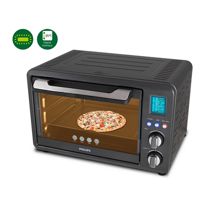 PHILIPS Viva Collection 25L Oven Toast Griller | Opti Temp Technology, 10 Presets menu, Digital Display panel (HD6975)