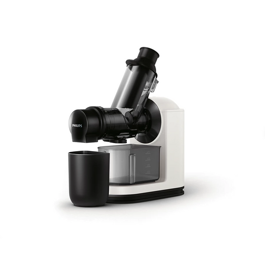 PHILIPS Viva Collection XL Tube Masticating juicer | Quick clean, Easy assembly, Integrated cord storage (HR1887/81)