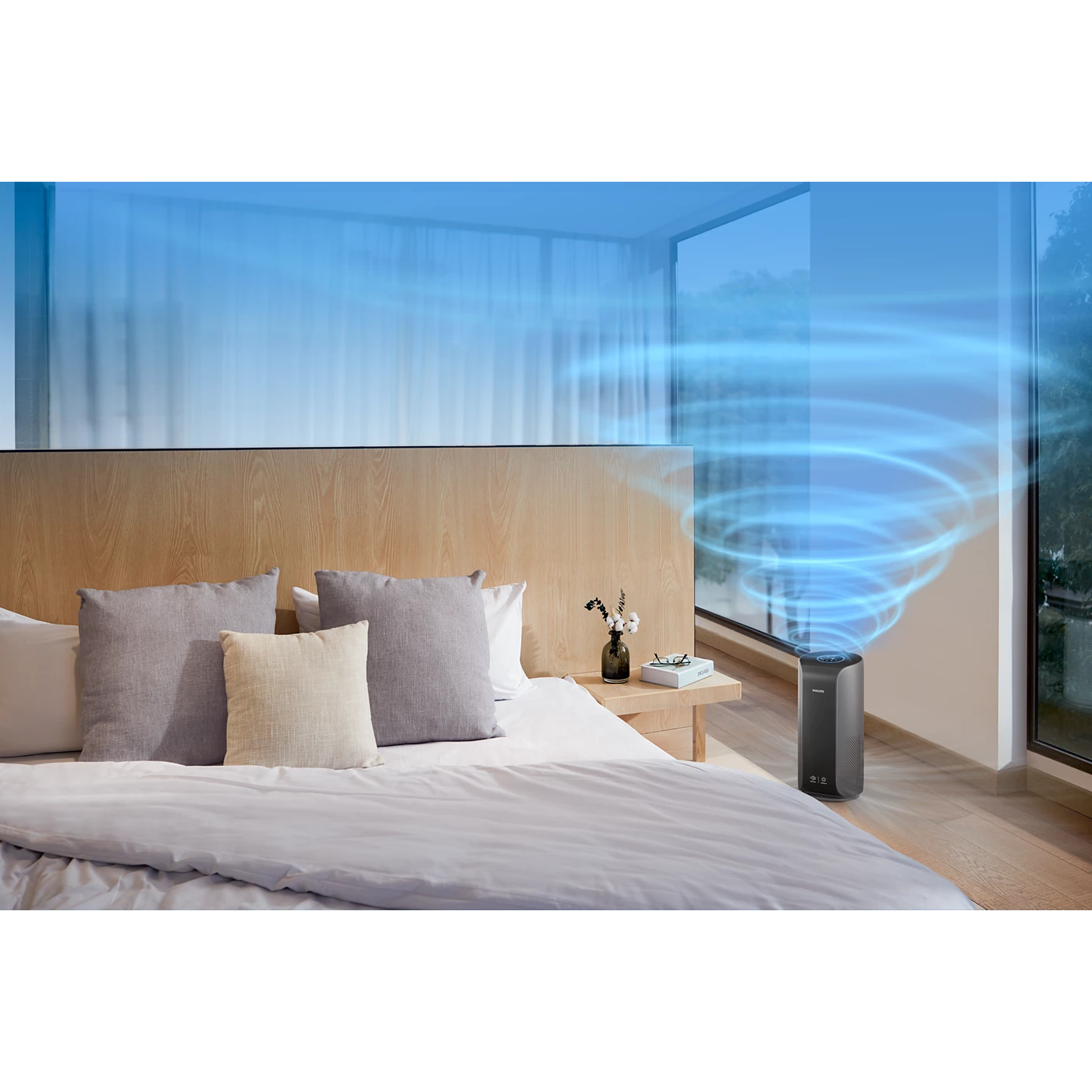 PHILIPS 2000i Series Air Purifier for Large Rooms (AC2959/63)