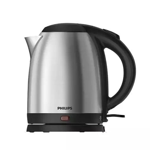 PHILIPS Daily Collection Kettle | 1.5L Food-Grade Stainless-steel Electric Kettle 1800W | Heat-Resistant, Auto switch off, Adjustable Cable length (HD9306/06)