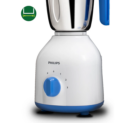 PHILIPS 600 W Daily Collection Mixer Grinder | Easy Grinding, Food-Grade Stainless-steel Jars (HL7555/00)