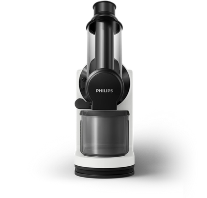 PHILIPS Viva Collection XL Tube Masticating juicer | Quick clean, Easy assembly, Integrated cord storage (HR1887/81)