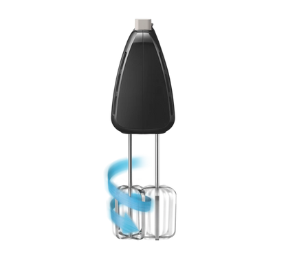 PHILIPS 300 W Daily Collection Mixer | Strip beaters & dough hooks, Lightweight (HR3705/10)