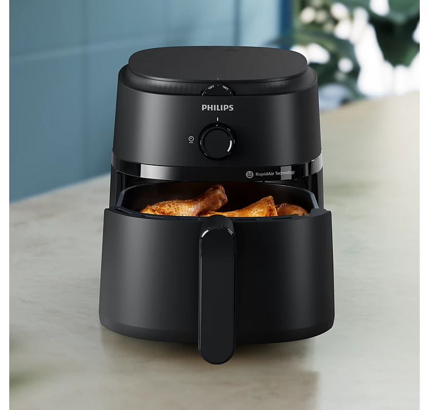 PHILIPS 1000 Series 4.2L Airfryer 1500W | Rapid Air Technology, 12 cooking Functions, Easy to use | Perfect for Modern Kitchens (NA120/00)