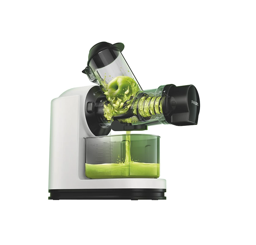 PHILIPS Viva Collection XL Tube Masticating juicer | Quick clean, Easy assembly, Integrated cord storage (HR1887/81)