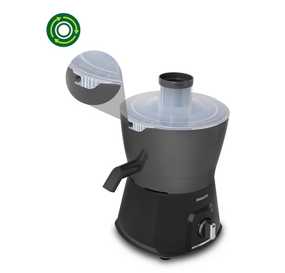 PHILIPS Viva Collection 1.25L Juicer Mixer Grinder | stainless steel, 3-step easy Juicing, 600W turbo motor (HL7580/00)