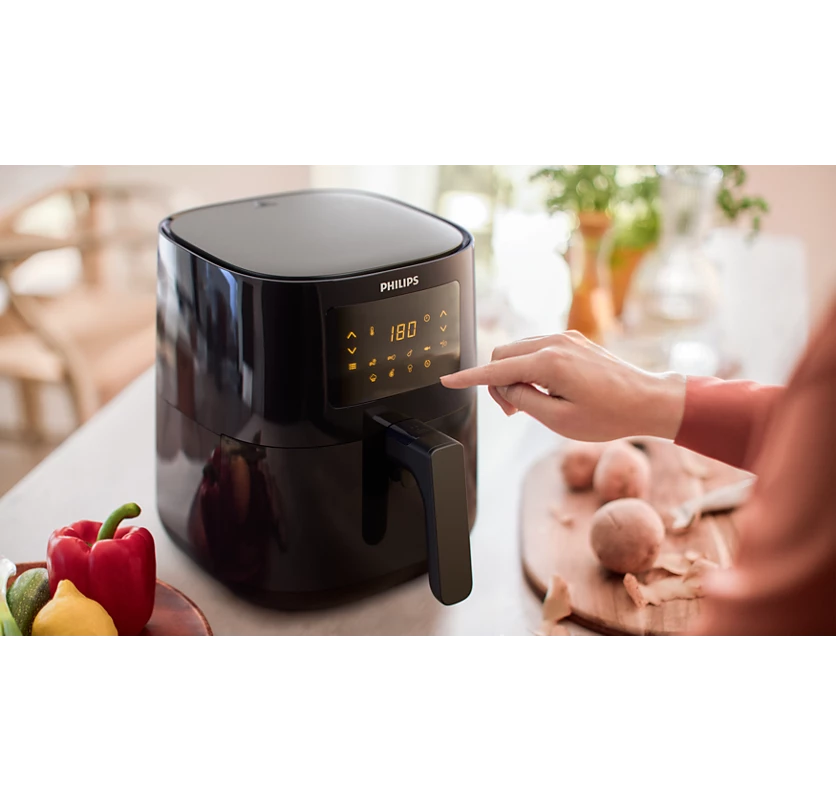 PHILIPS 3000 Series 4.1L Airfryer L | Rapid Air technology, 7 presets, Digital Interface (HD9252/90)
