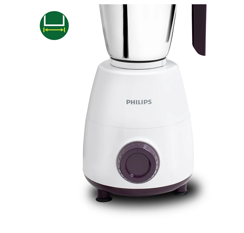 PHILIPS Daily Collection 500 W Mixer Grinder | Leak-proof Jars, Easy Grinding (HL7505/00)