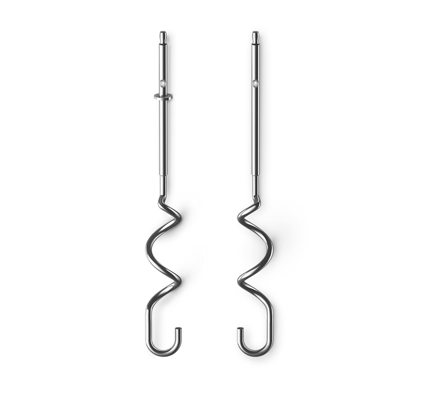 PHILIPS 300 W Daily Collection Mixer | Strip beaters & dough hooks, Lightweight (HR3705/10)