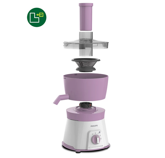PHILIPS Viva Collection Juicer Mixer Grinder | Turbo Power Motor, Perfect for Daily Grinding, Juices and Mixing (HL7578/00)