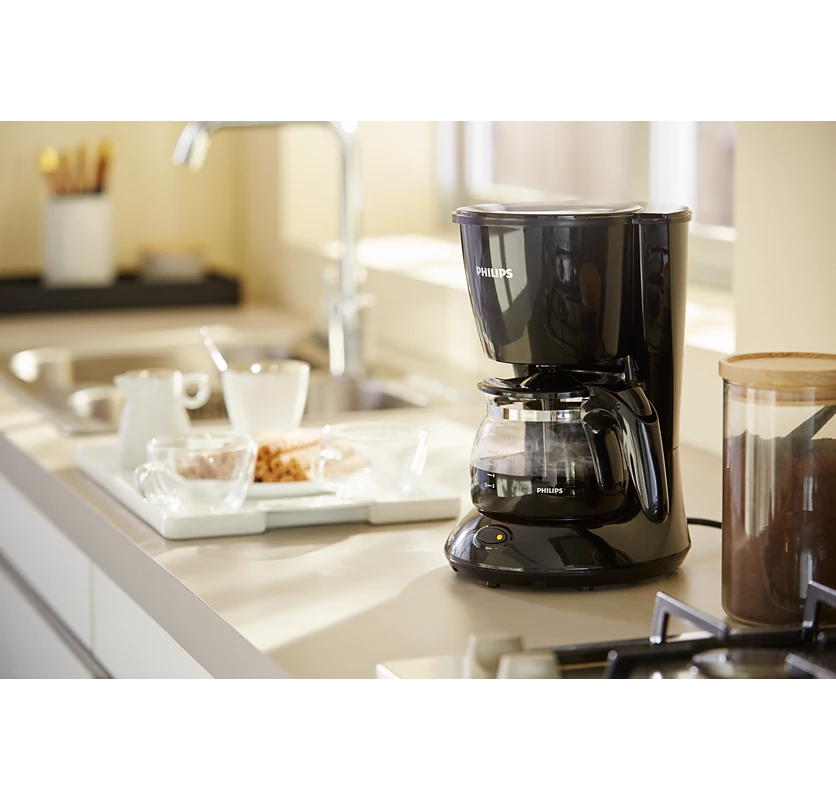 PHILIPS Daily Collection Coffee Maker with Glass Jug | 700w (HD7431/20)
