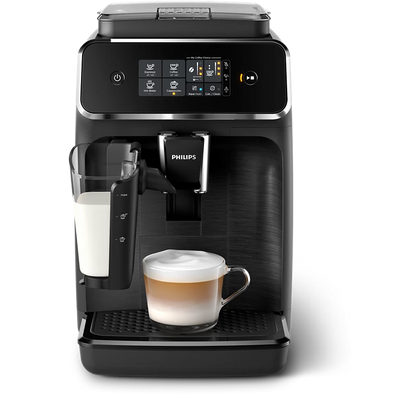 PHILIPS Series 2200 Fully automatic espresso machines | Intuitive Touch Display, Dishwasher Safe parts | 1500W, 230V, 50Hz (EP2230/10)