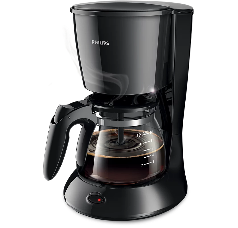 PHILIPS Daily Collection Coffee Maker with Glass Jug | 700w (HD7431/20)
