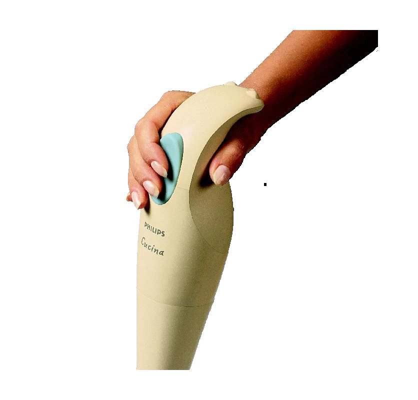 PHILIPS Daily Hand blender | 250 W, Detachable Plastic bar, Dishwasher Safe (HR1350/90)