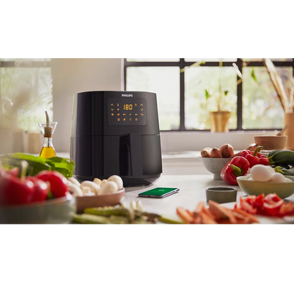 PHILIPS 4.1L Airfryer 5000 Series Connected | Rapid air technology, 7 Presets (HD9255)