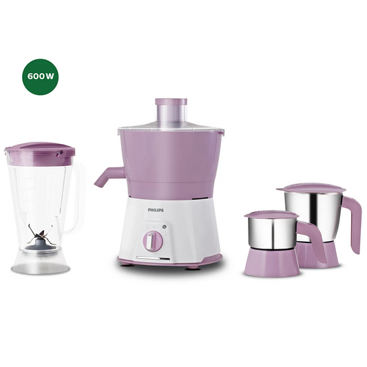 PHILIPS Viva Collection 1.25L Juicer Mixer Grinder |Efficient Blending, Juicing & Grinding for Everyday Kitchen Use (HL7581/00)