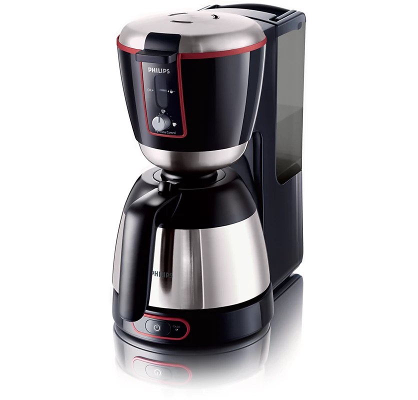 PHILIPS Pure Essentials Coffee Maker with Thermal Jug | 1400w Powerful Coffee Maker (HD7692/90)