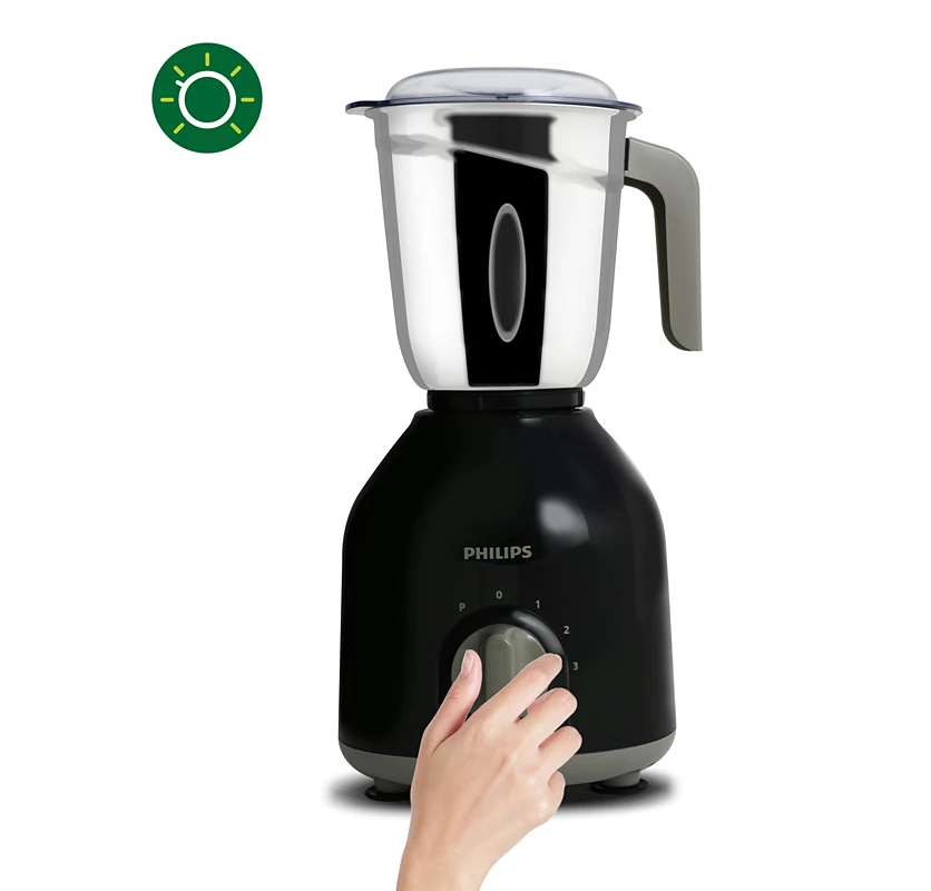 PHILIPS Daily Collection 750 W Mixer Grinder | Stainless Steel Jars, Durable Coupler (HL7756/00)