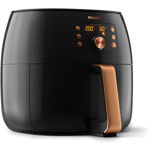 PHILIPS Premium 1.4kg Airfryer XXL | Rapid Air Technology, Fat Removal technology, Smart Sensing technology | Perfect for Modified kitchens (HD9867/90)