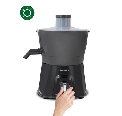PHILIPS Viva Collection 1.25L Juicer Mixer Grinder | stainless steel, 3-step easy Juicing, 600W turbo motor (HL7580/00)