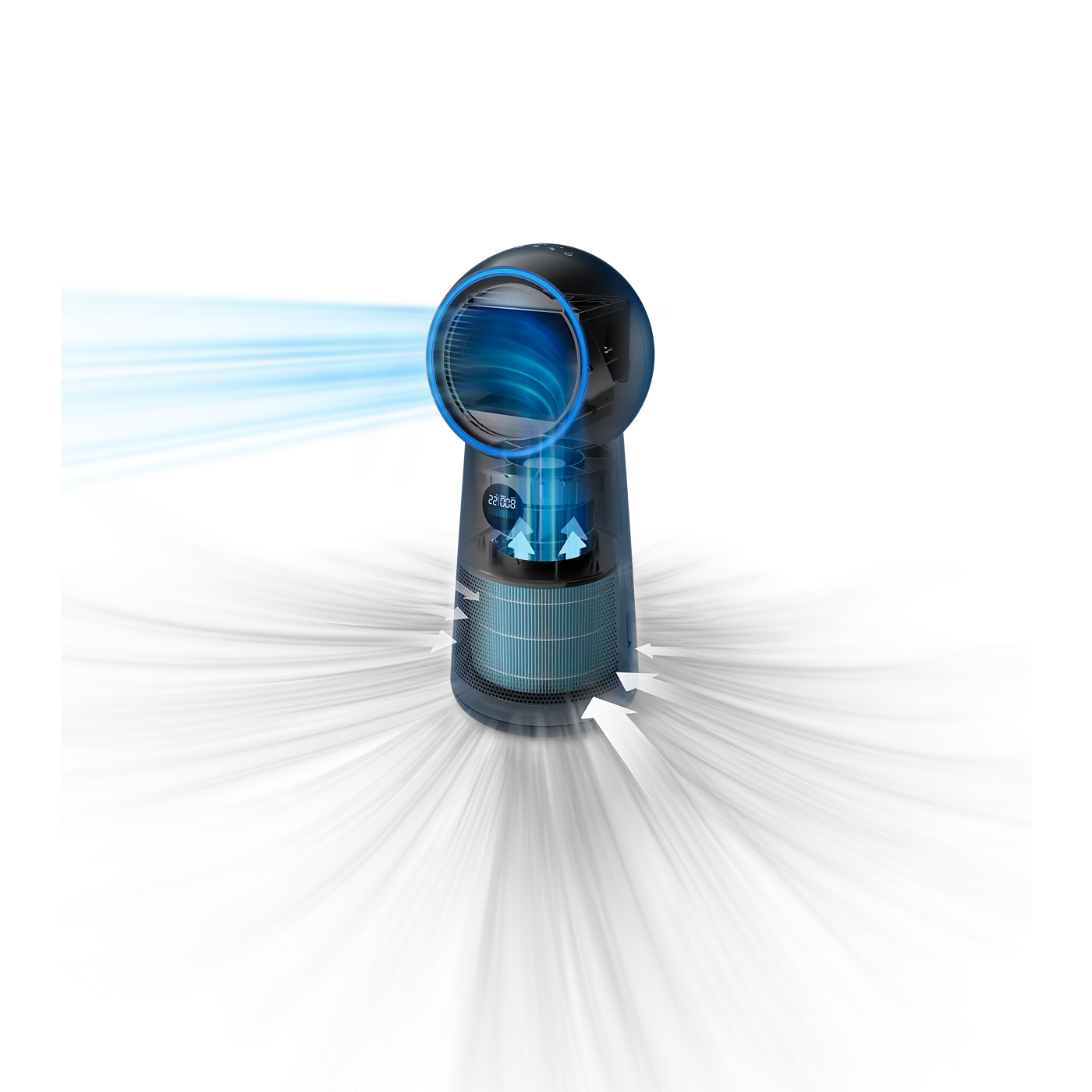 PHILIPS 2000 Series 3-in-1 Purifier, Fan and Heater (AMF220/65)