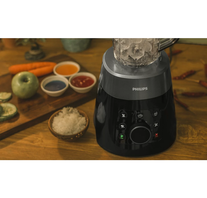 PHILIPS Avance Collection Mixer Grinder | Soft sound technology, Turbo power (HL7777/00)